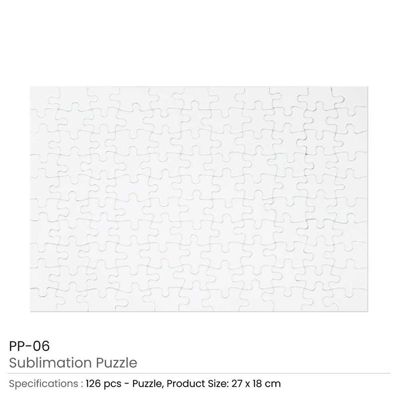 126 Piece Sublimation Puzzles